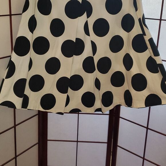 Lane Bryant White Polka-Dotted Skirt - Picture 3 of 7